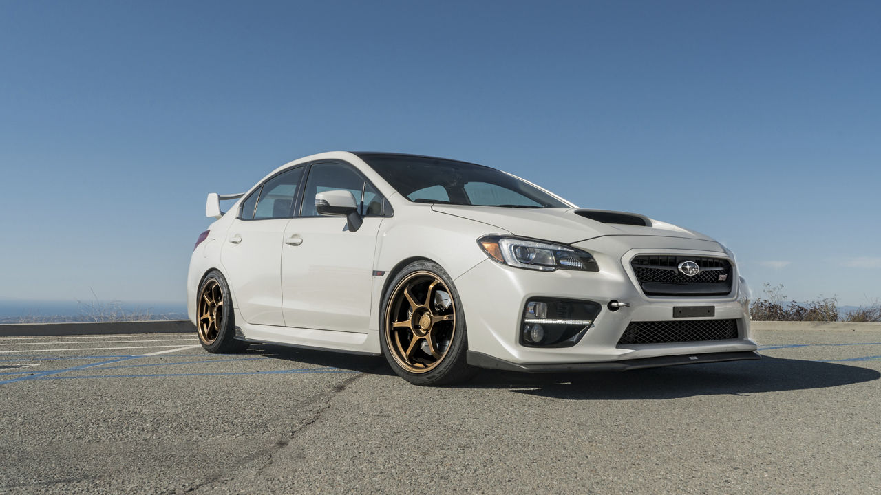 2015 Subaru WRX STI - Motegi TRAKLITE 3.0 - Bronze | Motegi Wheels